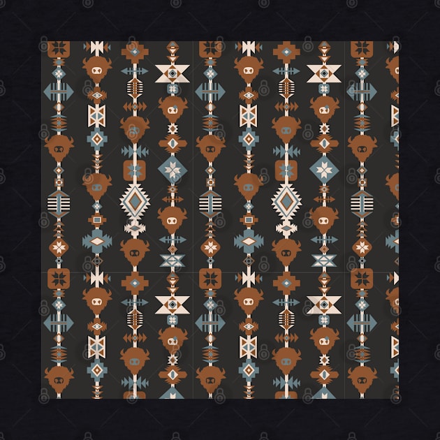 American Tribal Black by Sandra Hutter Designs